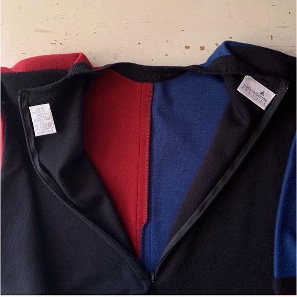 vintage 80’s Liz Claiborne color block knit dress - Picture 12 of 15